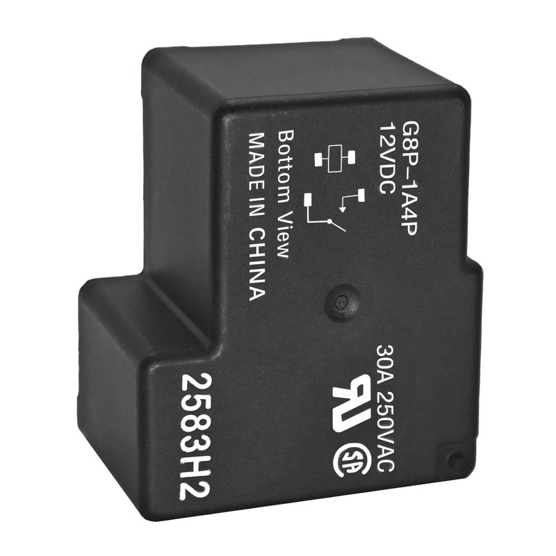 Casalytics G8P-1A4P Fully-Sealed PCB Relay 12VDC 30A - 4Pins 30A 250VAC Relay for PC Board or Panel-Mounted Applications, Solve F01 Code Problem of Dryer - Image 4